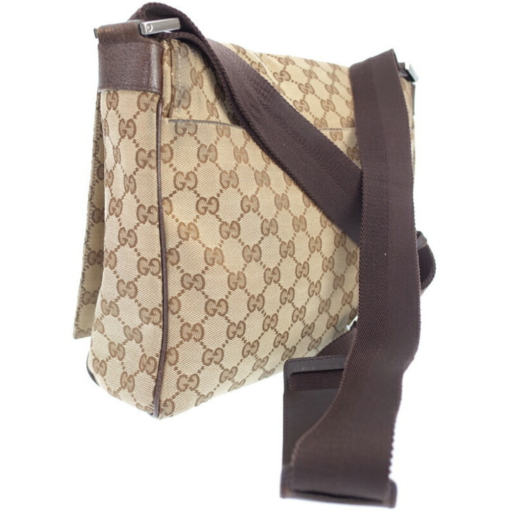 Gucci GG Bag moon Brown bag Messenger hobo Canvas half